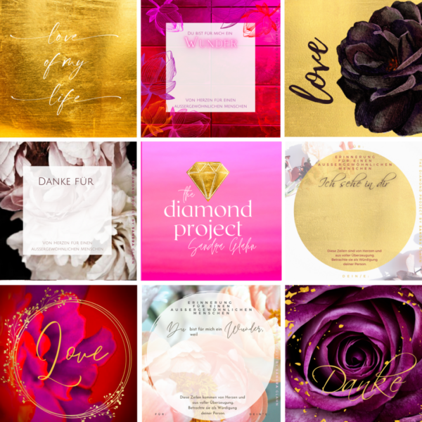 Würdigungskartenset "DU" 30 Karten